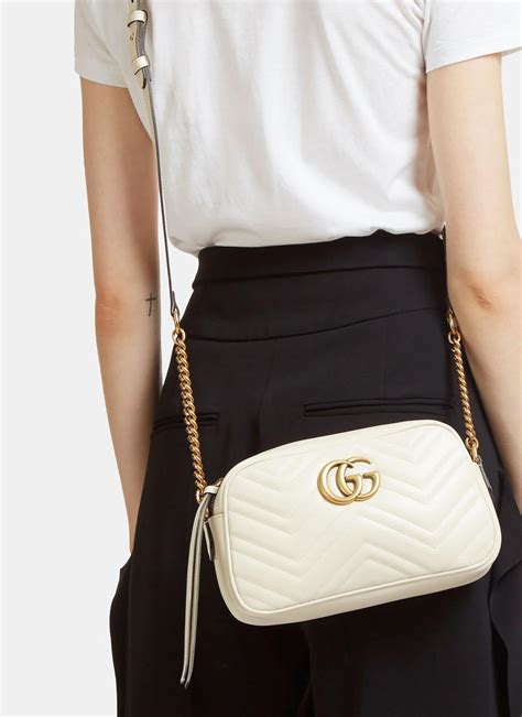 gucci marmont small white review